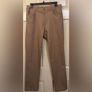 Tommy Hilfiger Men's Straight Chino Pants in Light Brown